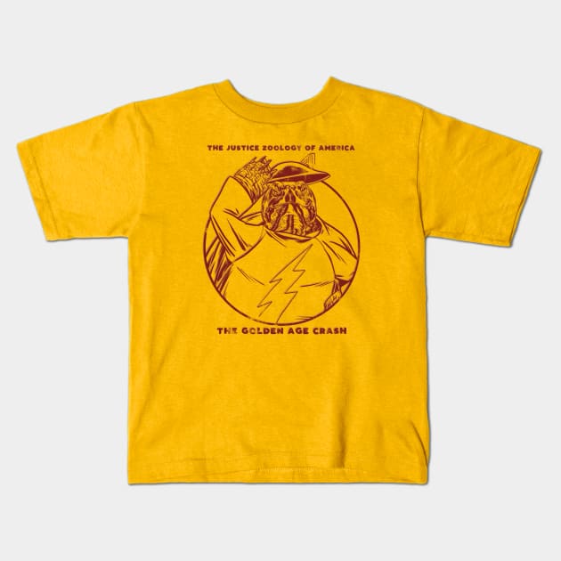 The Golden Age Crash 02 Kids T-Shirt by ThirteenthFloor